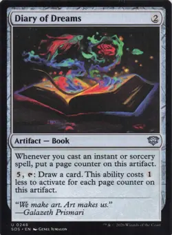 Diary of Dreams Secrets of Strixhaven Uncommon Regular - Image 1