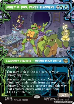 Mikey & Don, Party Planners (Showcase) [TMT - 246] - NM TCG MTG - Image 1