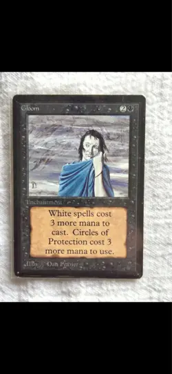 Gloom Limited Edition - Beta Edition Regular - Magic The Gathering - Image 1