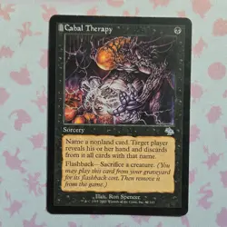 Magic: The Gathering Judgment Cabal Therapy 62/143 Illus. Ron Spencer Sorcery - Image 1