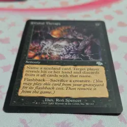 Magic: The Gathering Judgment Cabal Therapy 62/143 Illus. Ron Spencer Sorcery - Image 2