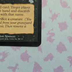 Magic: The Gathering Judgment Cabal Therapy 62/143 Illus. Ron Spencer Sorcery - Image 4