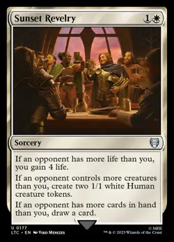 MTG - Sunset Revelry - The Lord of the Rings - X1 - (NM) - - Image 1