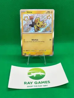 Pokemon TCG Shinx 135/091 Paldean Fates Baby Shiny Holo Rare NM - Image 1