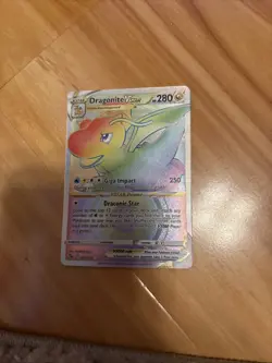 Pokemon TCG Dragonite VSTAR Holo Ultra Rare Card 081 /78 Pokemon - Image 1