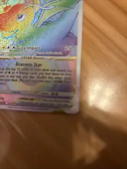 Pokemon TCG Dragonite VSTAR Holo Ultra Rare Card 081 /78 Pokemon - Image 5