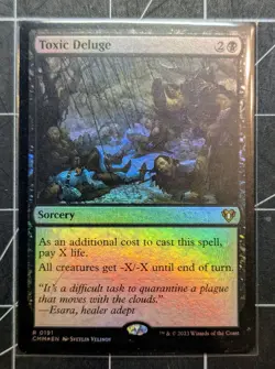MTG Commander Masters (CMM) Rare FOIL Toxic Deluge 191 - Image 1