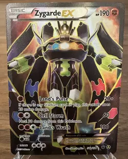 Zygarde EX 54a/124 Pokemon TCG XY: Alternate Art Promo - Image 1