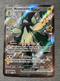 Meowscarada 078 Scarlet Violet Promo Pokemon Card Shiny Full Art Holo NM - Image 1
