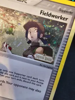 Fieldworker 73/92 - Legend Maker - Cosmos Holo - SWIRL Stamped- Pokemon TCG - HP - Image 3