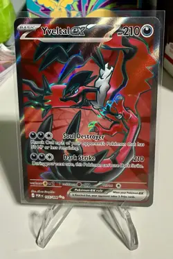 Pokemon TCG Yveltal EX 105/088 Full Art Ultra Rare Holo Darkness English - Image 1
