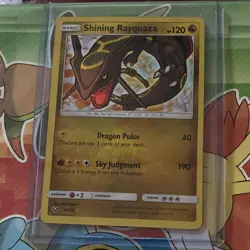 Pokemon TCG Shining Rayquaza 56/73 Shining Legends Holo Shiny Rare 120 HP - Image 1