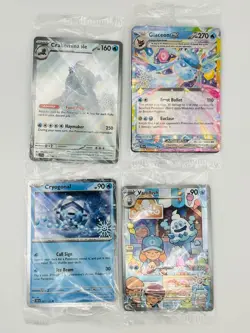 Pokemon 2025 Holiday Calendar Stamped Snowflake Promos Sealed Complete Set Of 8 - Image 1