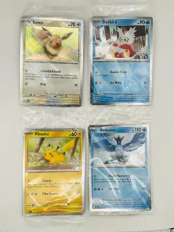 Pokemon 2025 Holiday Calendar Stamped Snowflake Promos Sealed Complete Set Of 8 - Image 3