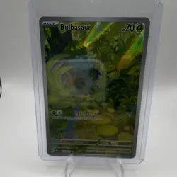 Pokemon TCG Bulbasaur Sv: Scarlet & Violet 151 166/165 Illustration Rare Holo - Image 2