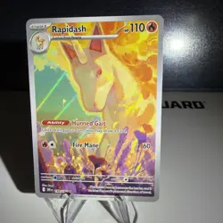 Pokemon TCG Rapidash 189/182 Destined Rivals Illustration Rare NM - Image 2