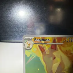 Pokemon TCG Rapidash 189/182 Destined Rivals Illustration Rare NM - Image 3