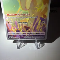 Pokemon TCG Rapidash 189/182 Destined Rivals Illustration Rare NM - Image 5