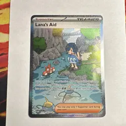 Pokemon TCG Lana's Aid Full Art Holo SIR 219/167 Sv06: Twilight Masquerade - Image 1