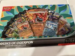 Pokemon TCG: Masks of Ogerpon Premium Collection Box New Sealed - Image 1