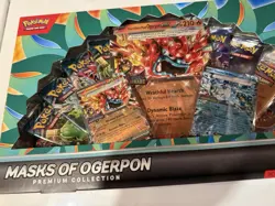 Pokemon TCG: Masks of Ogerpon Premium Collection Box New Sealed - Image 2