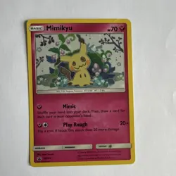 Pokemon Mimikyu SM163 Sun & Moon Promo Black Star Holo Basic 70 HP English - Image 1