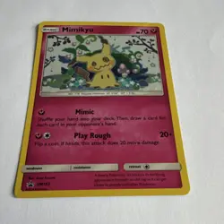 Pokemon Mimikyu SM163 Sun & Moon Promo Black Star Holo Basic 70 HP English - Image 2