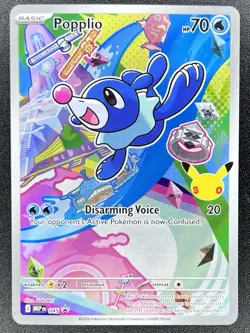 Popplio 045 First Partner Illustration Collection Series 1 Promo Pokemon - Image 1