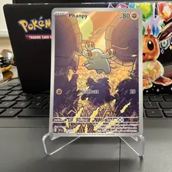 Pokemon Phanpy Illustration Rare Full Art Holo Surging Sparks 205/191 2024 - Image 1