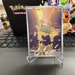 Pokemon Phanpy Illustration Rare Full Art Holo Surging Sparks 205/191 2024 - Image 2