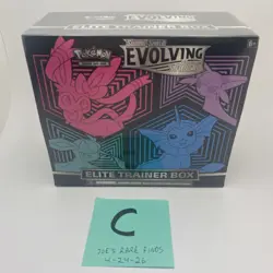 Pokemon TCG: Sword & Shield-Evolving Skies Elite Trainer Box (Sylveon/Espeon) -C - Image 1