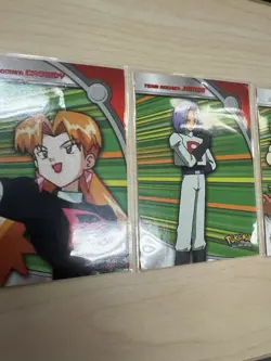 POKEMON 2000 TOPPS TV ANIMATION HEROES AND VILLIANS SERIES LOT of 5 - Image 3