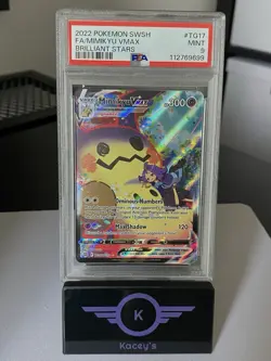Pokemon PSA 9 FA/Mimikyu VMax TG17 Brilliant Stars 2022 - Image 1