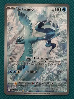 Pokemon 2025 SV Journey Together Articuno 161/159 Illustration Rare - Image 1