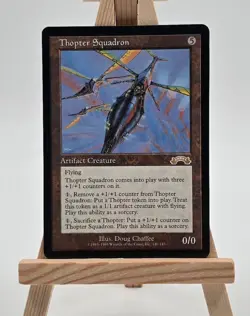 Thopter Squadron Exodus Magic Karte MTG englisch (Thopter-Geschwader) 140/143 - Image 1
