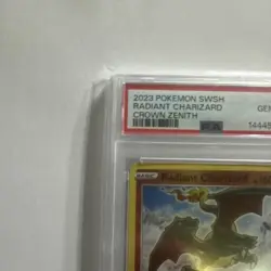 RADIANT CHARIZARD PSA 10 2023 POKEMON SWORD & SHIELD CROWN ZENITH #020/159 - Image 2