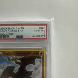 RADIANT CHARIZARD PSA 10 2023 POKEMON SWORD & SHIELD CROWN ZENITH #020/159 - Image 3