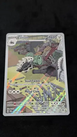 Pokemon TCG Lairon 184/167 Sv06 Twilight Masquerade Illustration Rare Holo Eng - Image 1