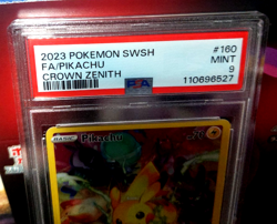 2023 Pokemon SWSH FA/Pikachu Crown Zenith #160 PSA 9 Mint - Image 2