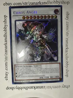 YuGiOh Chaos Angel RA05-EN043 Secret Rare - Image 1