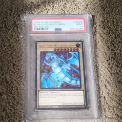 Yu-Gi-Oh! Blue-Eyes White Dragon QCR RA04-EN002 1st Edition PSA 9 - Image 1