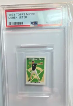 1993 Topps - Derek Jeter #98 Micro (RC) Mini PSA 9 - Image 1