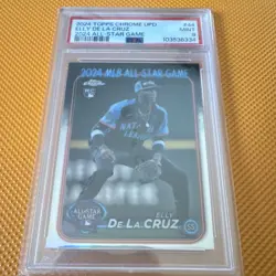 Topps Chrome Update 2024 Elly De La Cruz #ASGC-44 All-Star Game Rookie PSA 9 - Image 1