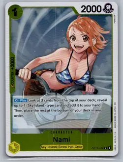 Nami OP15-108 Rare Adventure on Kami's Island One Piece Foil Near Mint - Image 1