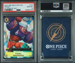 Franky OP07-107 PSA 10 Alt Art 500 Years in the Future 2024 One Piece English - Image 1