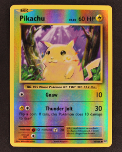 Pikachu 35/108 Common - Pokemon Card TCG - XY: Evolutions - Reverse Holo - LP - Image 1