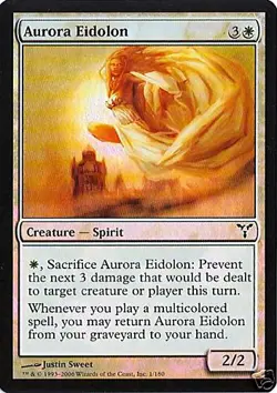 MTG - Dissension - Aurora Eidolon - 2X - Foil - NM - Image 1