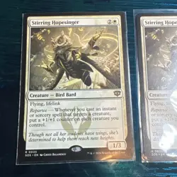 Stirring Hopesinger - Secrets of Strixhaven (SOS) C0035 (x2) *Rare - Image 2