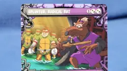 Splinter, Radical Rat Borderless (Showcase) TMNT MTG Reg. Near Mint 🔮 * - Image 2