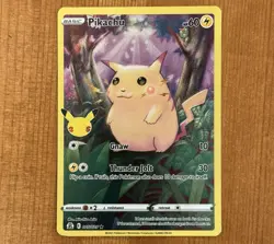 Pikachu 5/25, NM Full Art Holo, Pokemon Celebrations 25th Anniversary TCG Card - Image 1